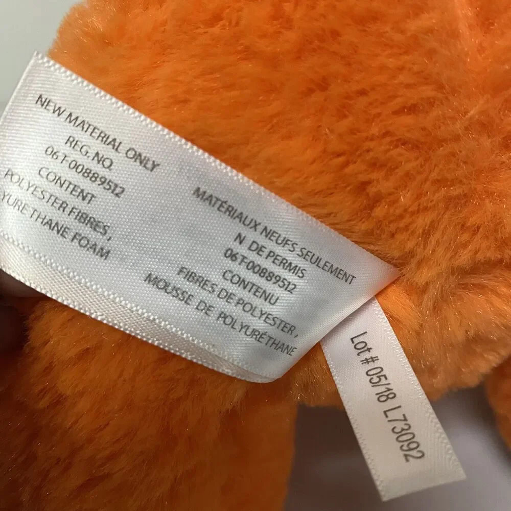 Hersheys Reese’s Bear Plush Orange Baseball Cap‎ Hat Stuffed Animal Toy 10